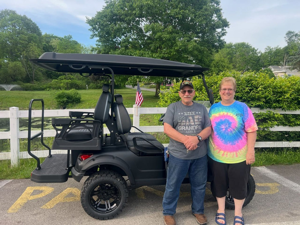 Golf cart ready for a day out